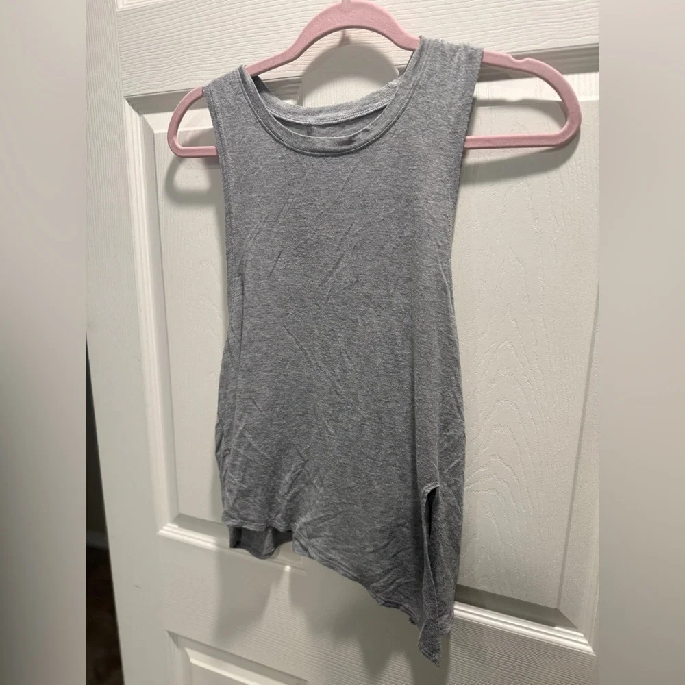 Beyond Yoga Gray Cropped Tank Top XS - Picture 7 of 10